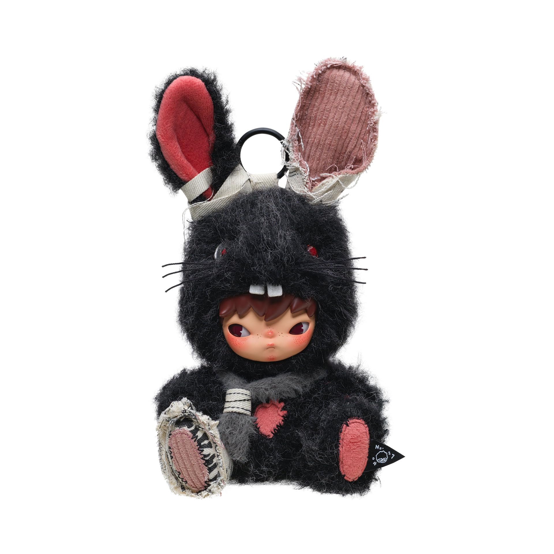 Amazon.com: POP MART Hirono Little Hare Plush Doll Pendant, Hirono